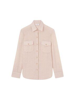 Fedeli Shirt In Mixed Cashmere And Linen Tag Size L Women